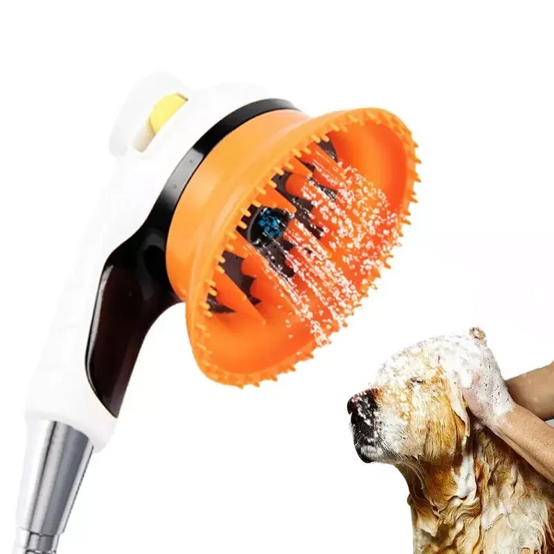 

NEW2023 Pet Shower Faucet Rubber Handheld Bidet Sprayer Hose Pets Shower Head Shower Head Dog Soft Tentacle Massage Bath Head Co