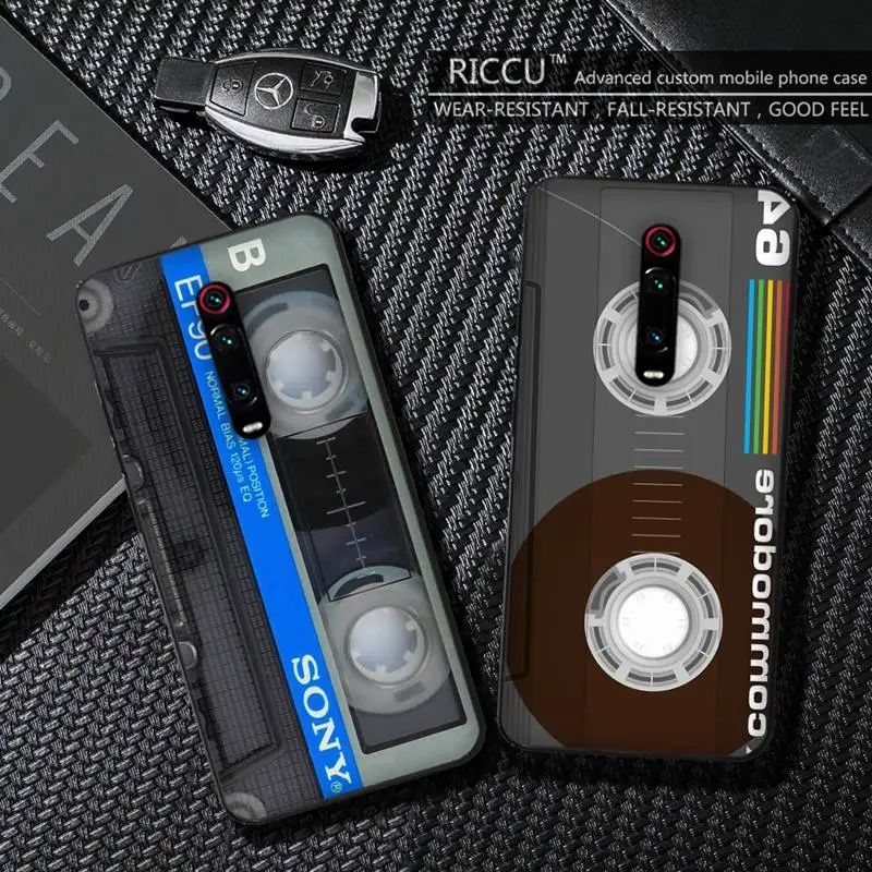 

Retro Vintage Old Cassette Tape Phone Case for Redmi note 9 10 Pro Max Redmi Note 10 4G 4 5 6 7 8 4X 5A 8T phone covers