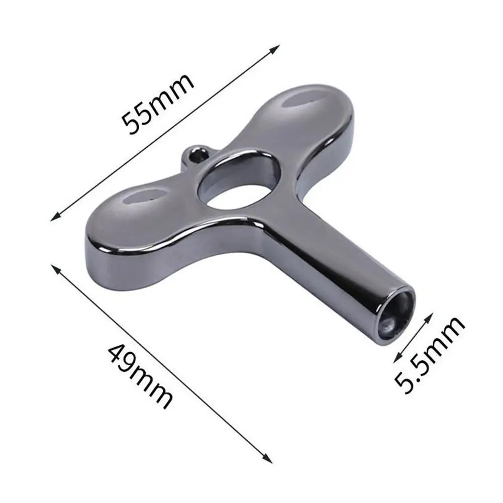 

T-shaped Drum Key Universal Non Slip Electroplated Alloy Nperforated Design Quick Remove Music Instruments Accessories Parts