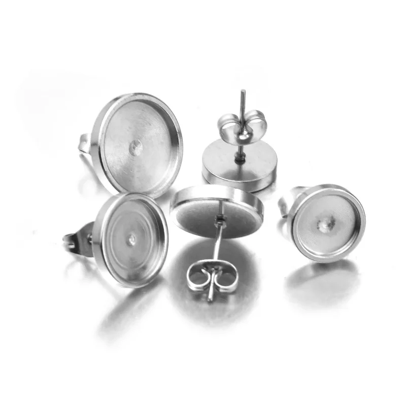 

50 шт., основа для кабошона, 6/8/10/12 мм