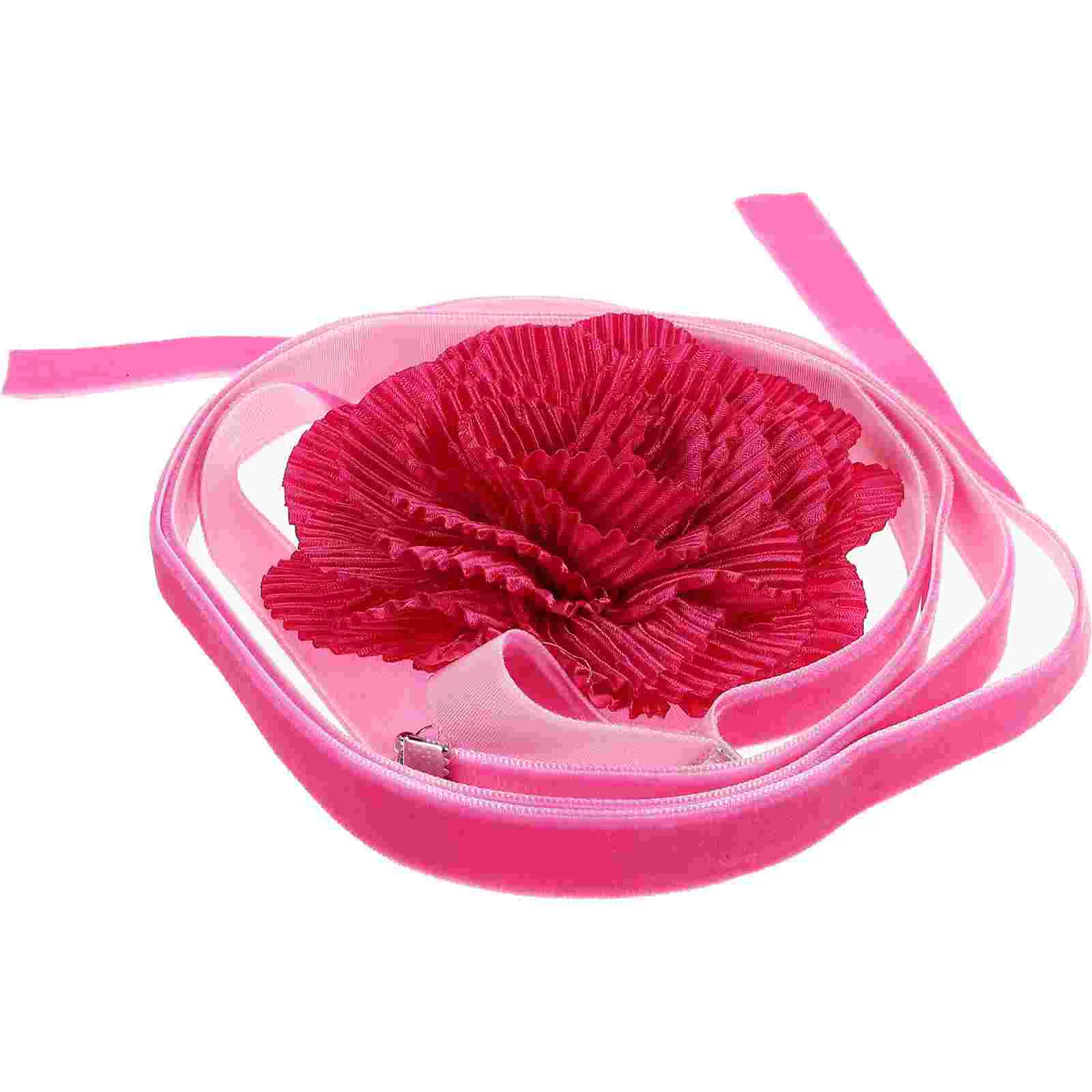 

Accessories Rose Decorative Neck Band Women Chain Necklace Fashion Choker Girl Necklaces