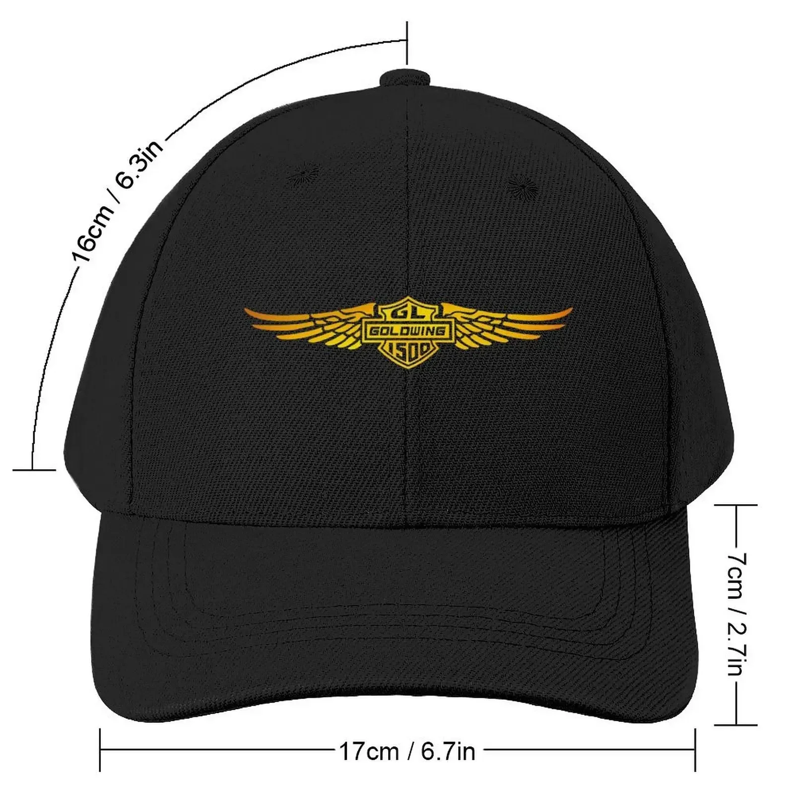 Фото Goldwing, GL1500, Motobike Biker Motorcycles Ride с надписью для печати, футболка. Бейсболка Шляпа Мужская Роскошная Женская Для Мальчиков №2