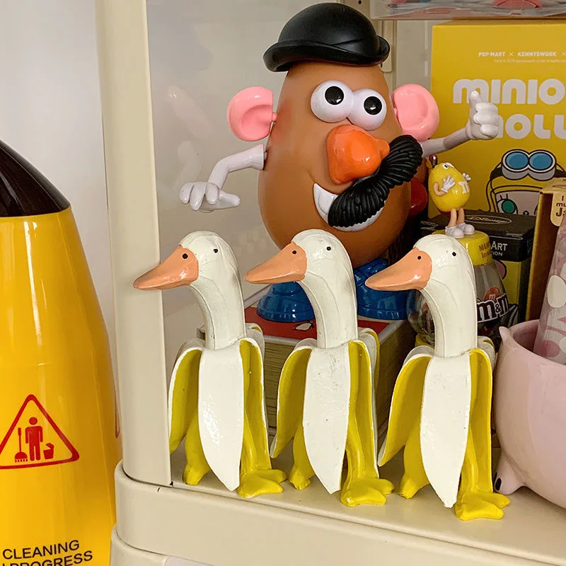 Украшение для комнаты банан Дак кавайи аксессуары дома и офиса миниатюрная