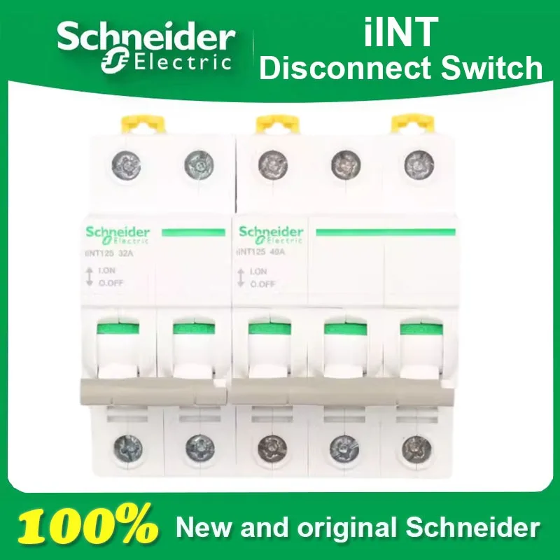 100% новый и оригинальный разъем Schneider Electric IINT 2P 3P 4P 32A 40A 63A 80A 100A 125A