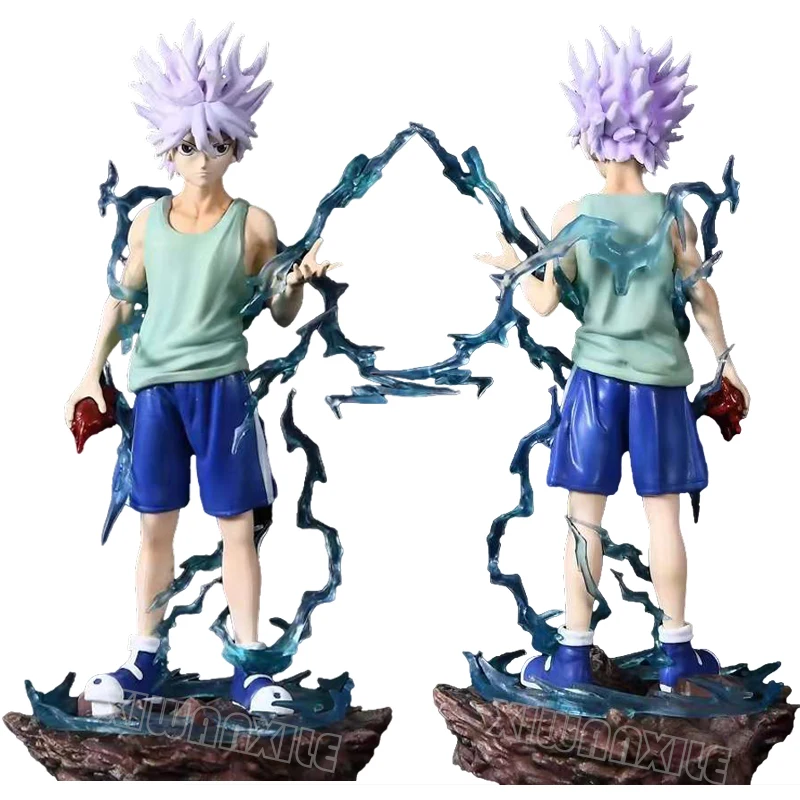 Аниме Фигурка охотника x Hunter 22 см Killua Zoldyck экшн-фигурка Гон фрекс/Курапика/Chrollo