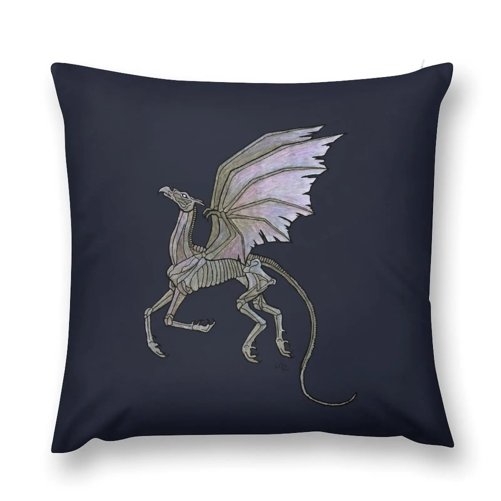 Декоративная подушка Thestral #3 под заказ фото Рождественская