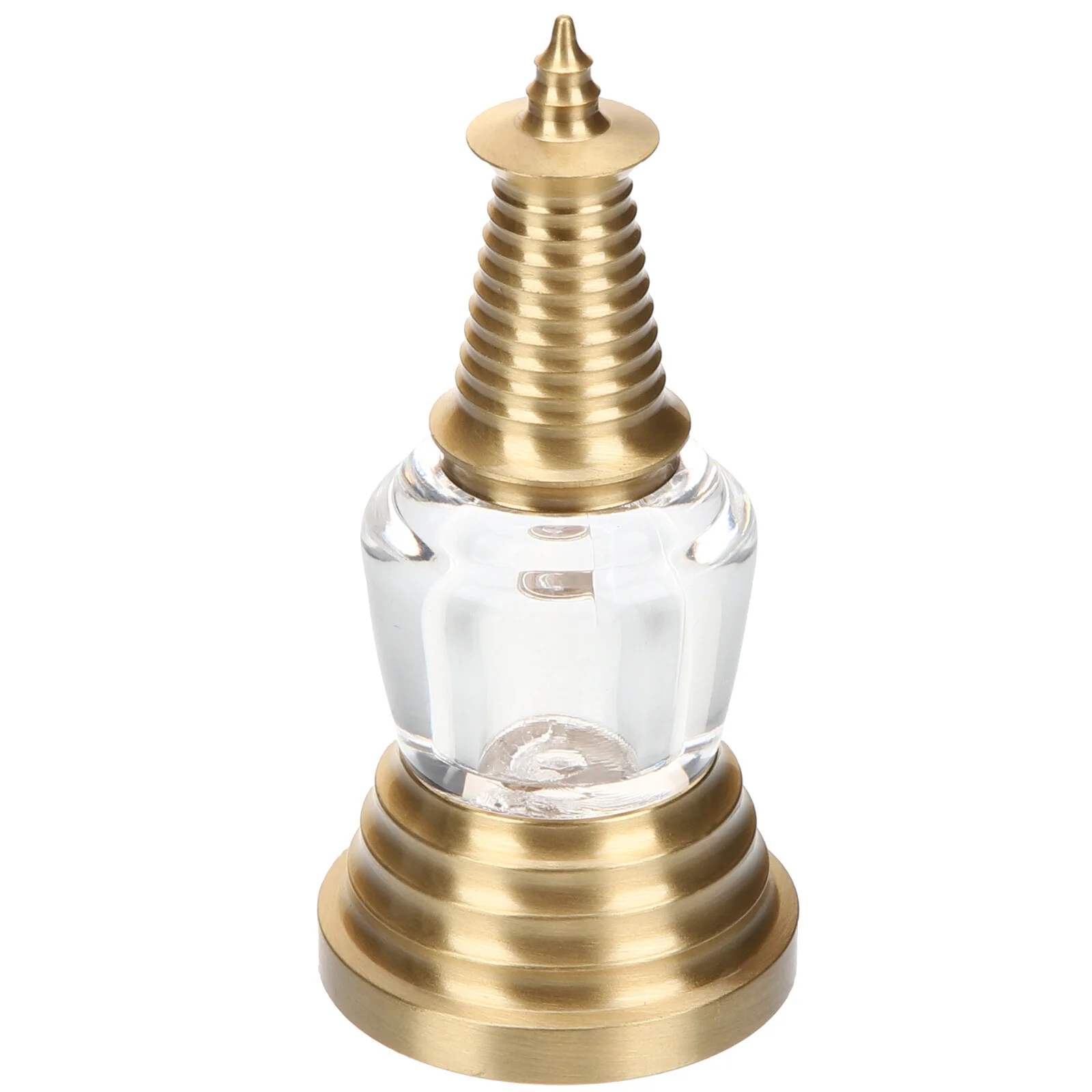 Empty Bottle Jewelry Charms Brass Stupa Pendants Decor Can Be Opened Spiritual Making Decorative Necklace