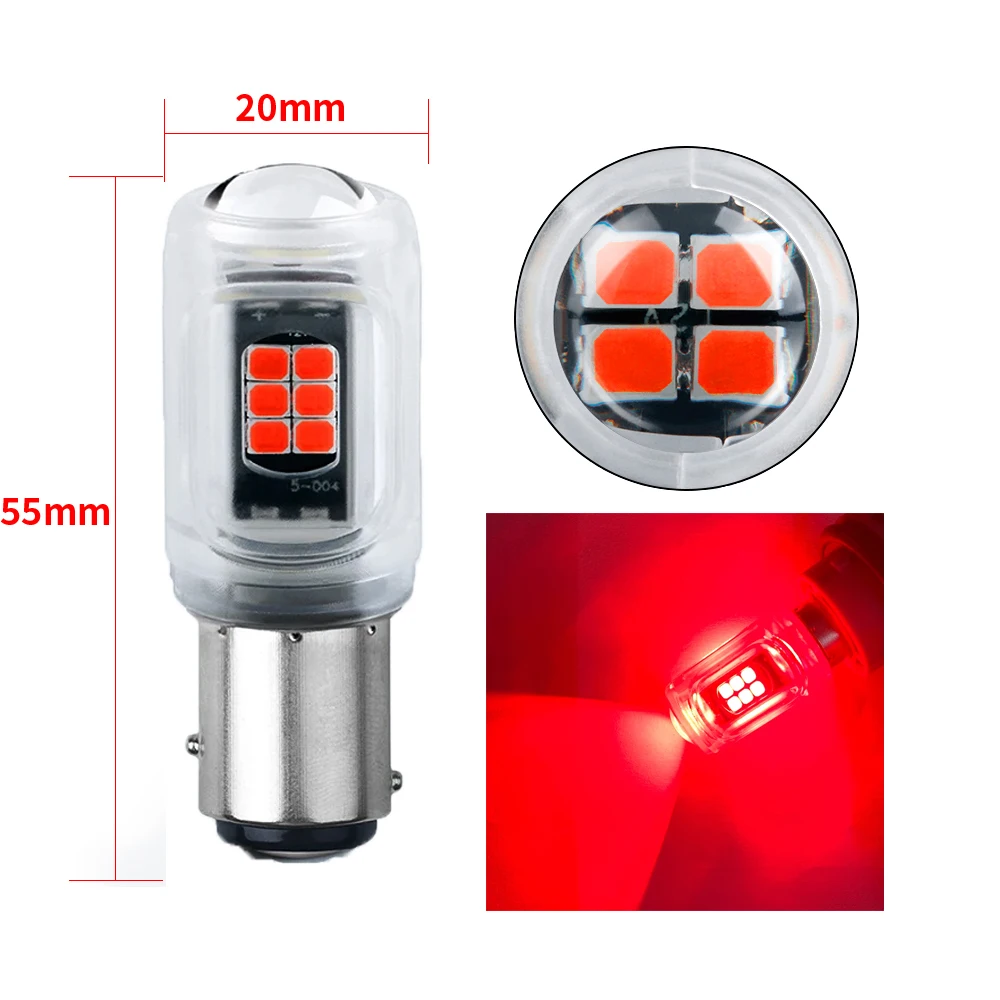 

Oprah 2 шт. 1156 BA15S P21W 1157 BAY15D P21/5 Вт светодиодные лампы постоянного/стробоскопа мигающий сигнальный фонарь Canbus задний стоп-сигнал 12 В DRL