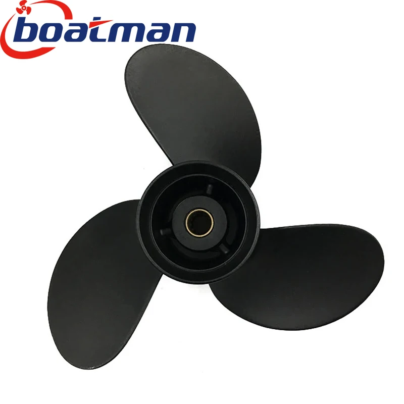Фото BoatMan ®   Алюминиевый пропеллер 8,9x8,5 для подвесного мотора Mercury, 8 л.с., 9,9 л.с., 12 зубьев, 48- 897618 Запчасти и аксессуары для лодок A10 №3