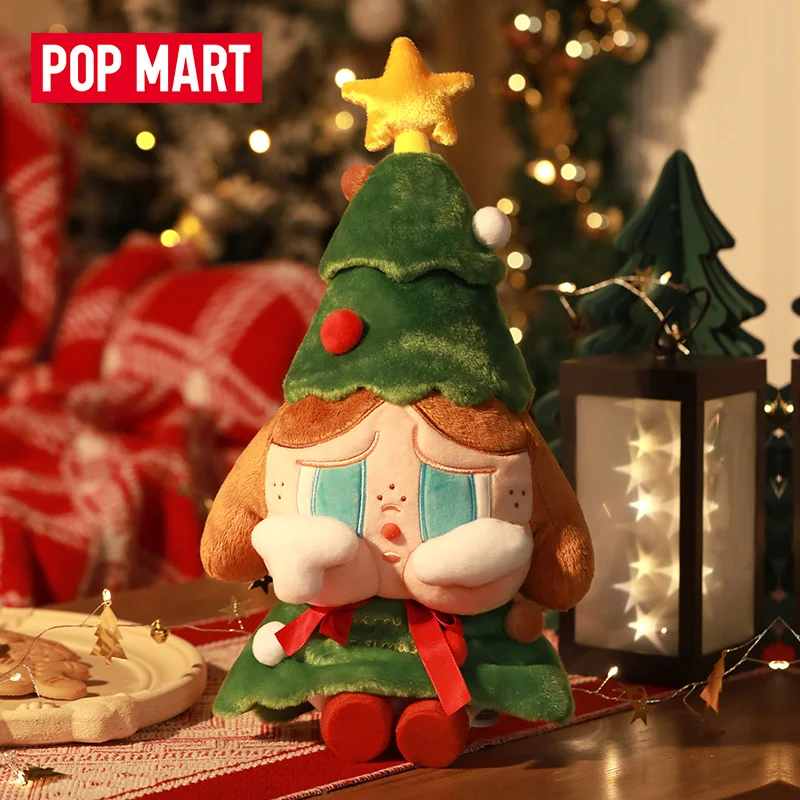 

POPMART CRYBABY Lonely Christmas Plush Doll Doll Christmas Gift Kawaii Original Genuine Collection Model Doll Toys Real Shot