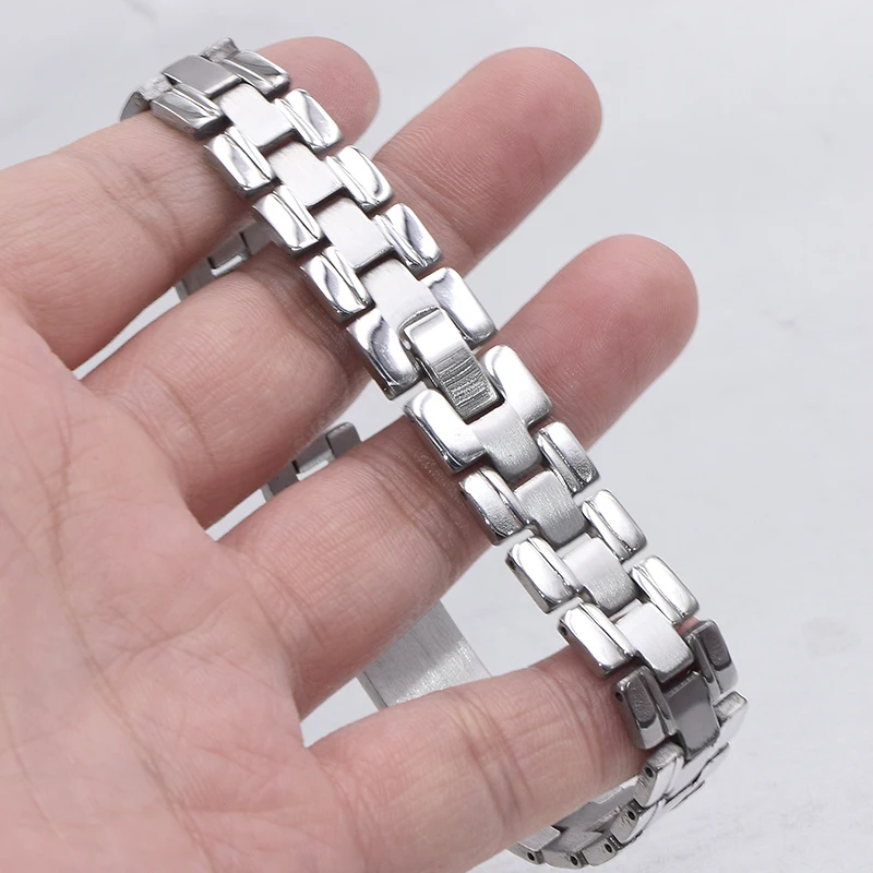 ГОКАДИМА 2023 Модные Ювелирные изделия из нержавеющей стали Женские/Мужские Браслеты с идентификационными брелками Ремешок для часов Ювелирные изделия Оптовая продажа WB053.