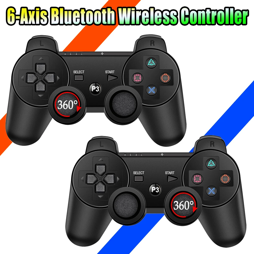 

Bonadget Wireless Gamepad For PS3 Controle Gaming Console Joystick USB PC Dualshock Controlle