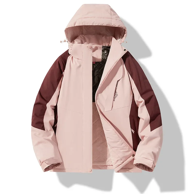 Новинка 2024 мужское утепленное теплое пальто на хлопковой подкладке с вышивкой