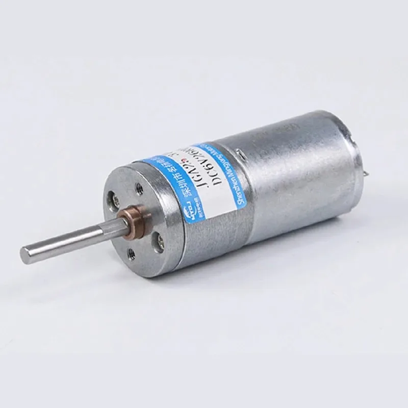 6 В 12 24 25 мм мотор-редуктор постоянного тока удлиненный вал регулируемая скорость