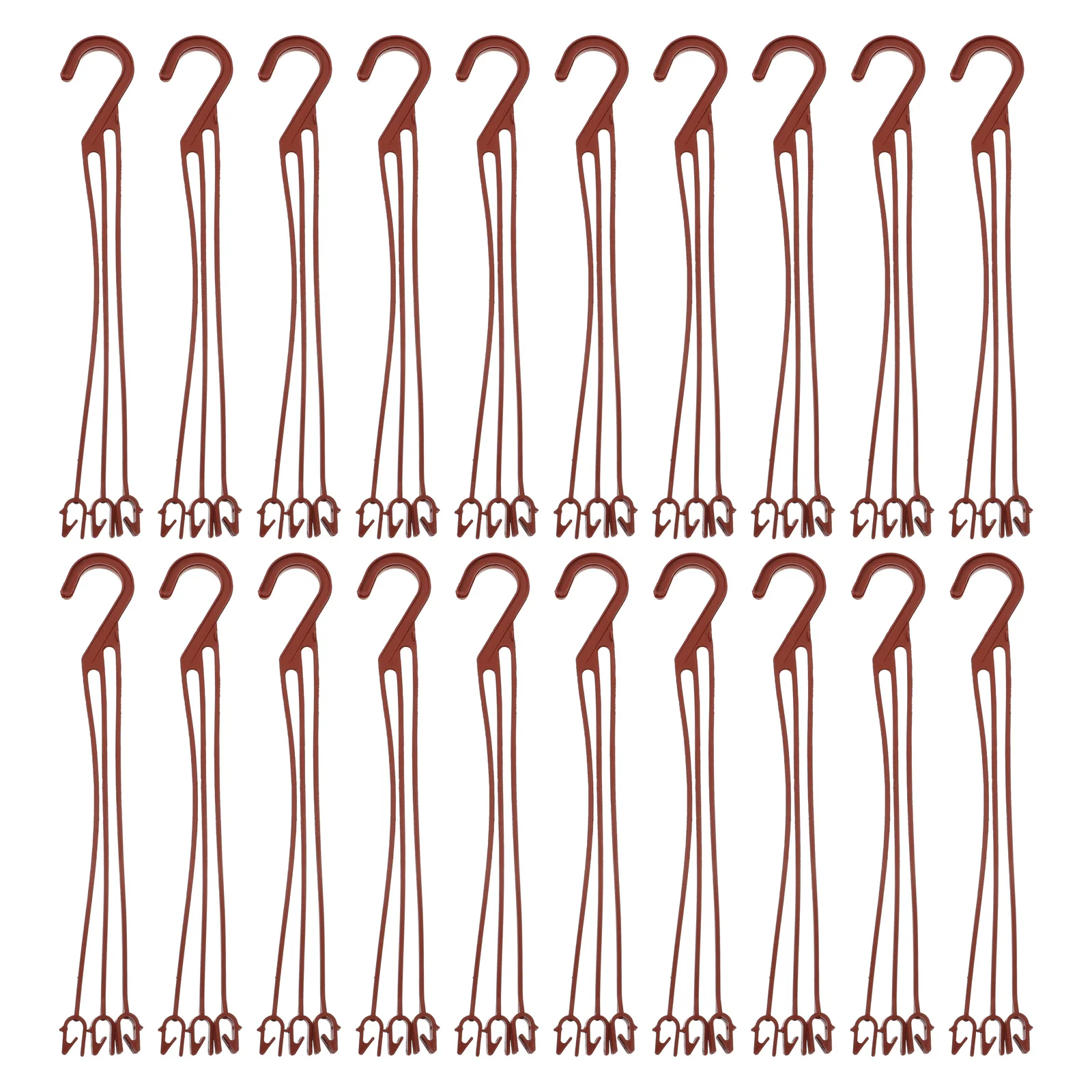 

50 Pcs Ceiling Hooks Planter Box Holder Garden Hanger Chain Hanging Clips Flower Pots Planter Hooks Wind Chimes Hooks