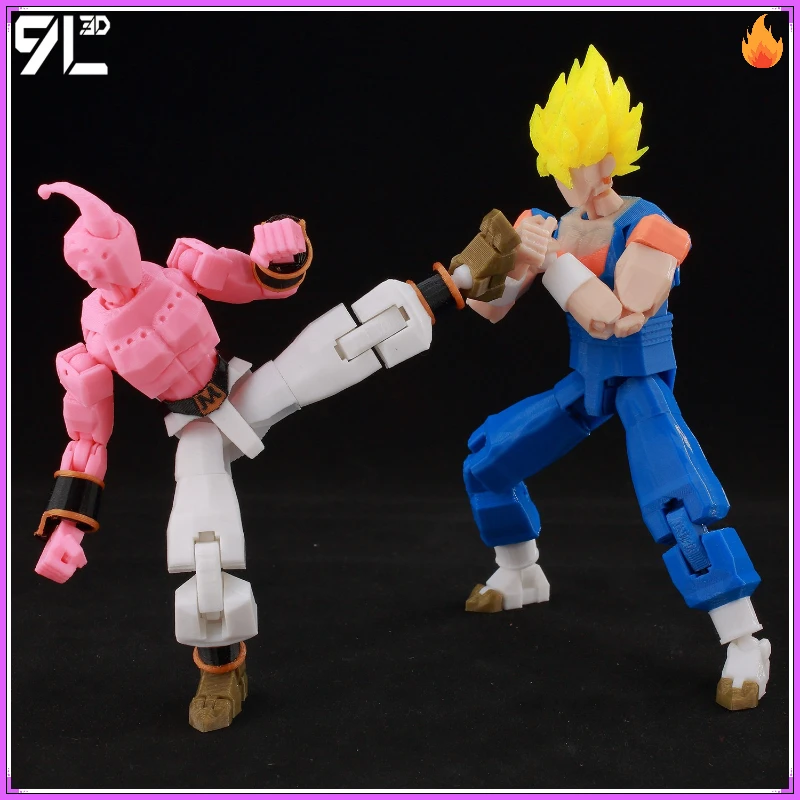 Фото Коллекционная фигурка 9L3D Dragon Ball: Гоку, 15 см, полностью подвижная, из ударопрочного материала PETG, игрушка-подарок №5