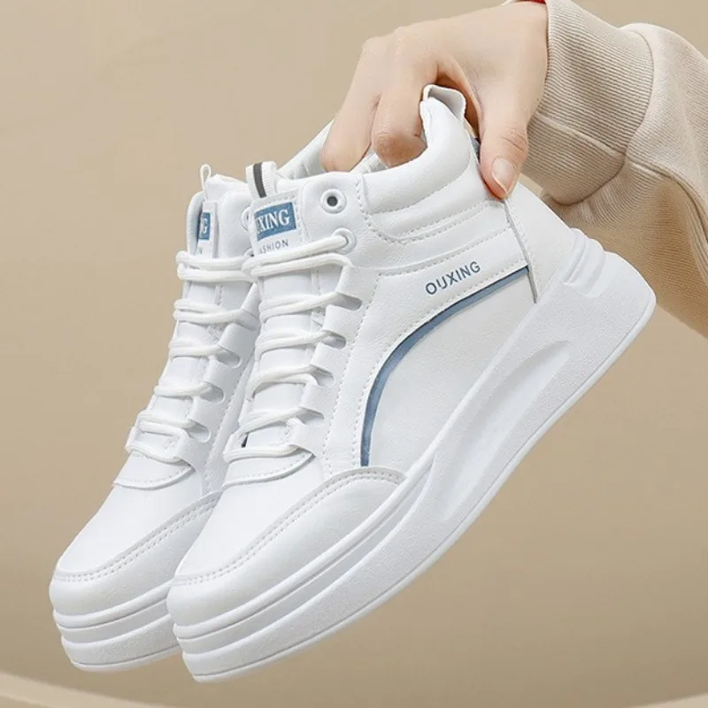

Women's New Winter Plush Warm and Comfortable Ankle Sneakers Fashion Cross-lace Thick-soled Non-slip Outdoor Women's Boots