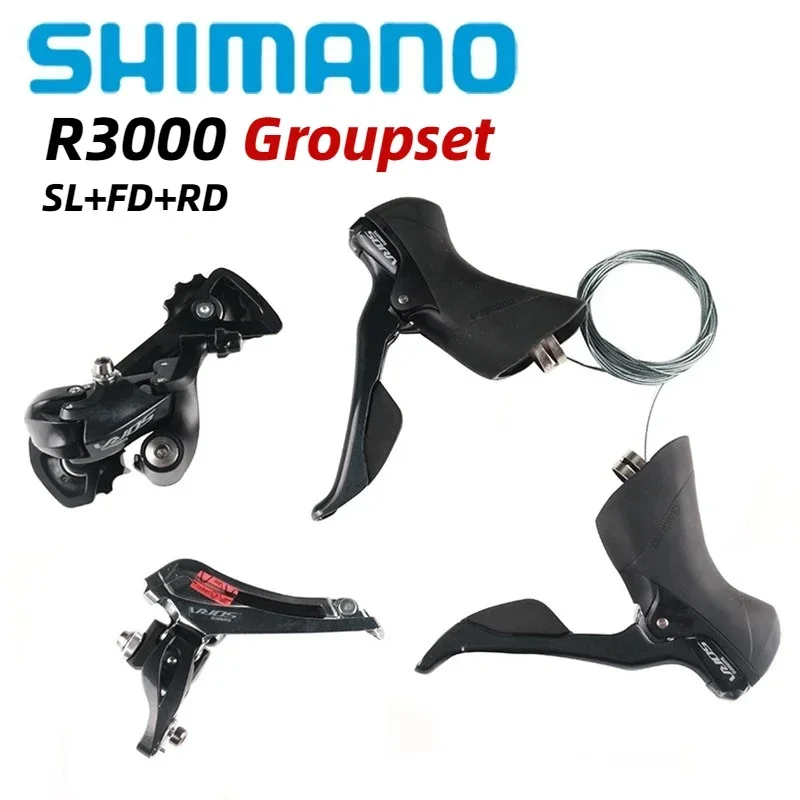 SHIMANO SORA R3000 Группа скорости 2x9 с переключателем ST-R3000 Паяный зажим FD Передний
