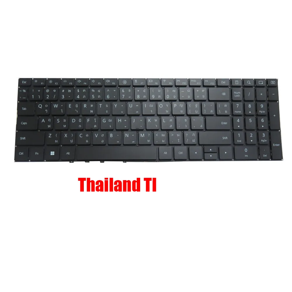 Клавиатура для ноутбука HUAWEI MateBook D 16 2022 RLEF-X RLEF-W5651 черная с подсветкой немецкий GR