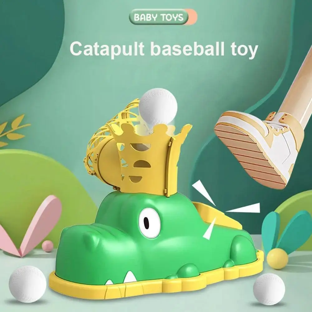 

Air Rocket Launcher Sports Baseball Children Game Ball Training Launcher Rocket Disc Flying Boy Baseball Foot Catapult Ejec W7T8