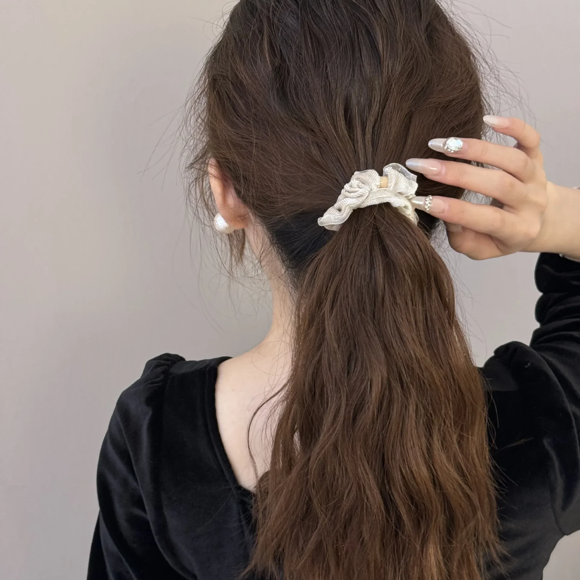 Аксессуары для волос девочек и женщин резинка маленькие ленты эластичная