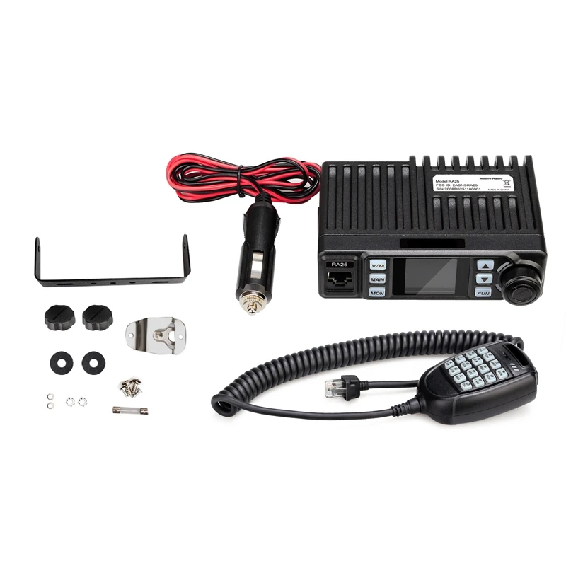 

BEAU-RA25 Car Radio(UV Dual-Segment/20W/Removable Hand Microphone) European Frequency With FM
