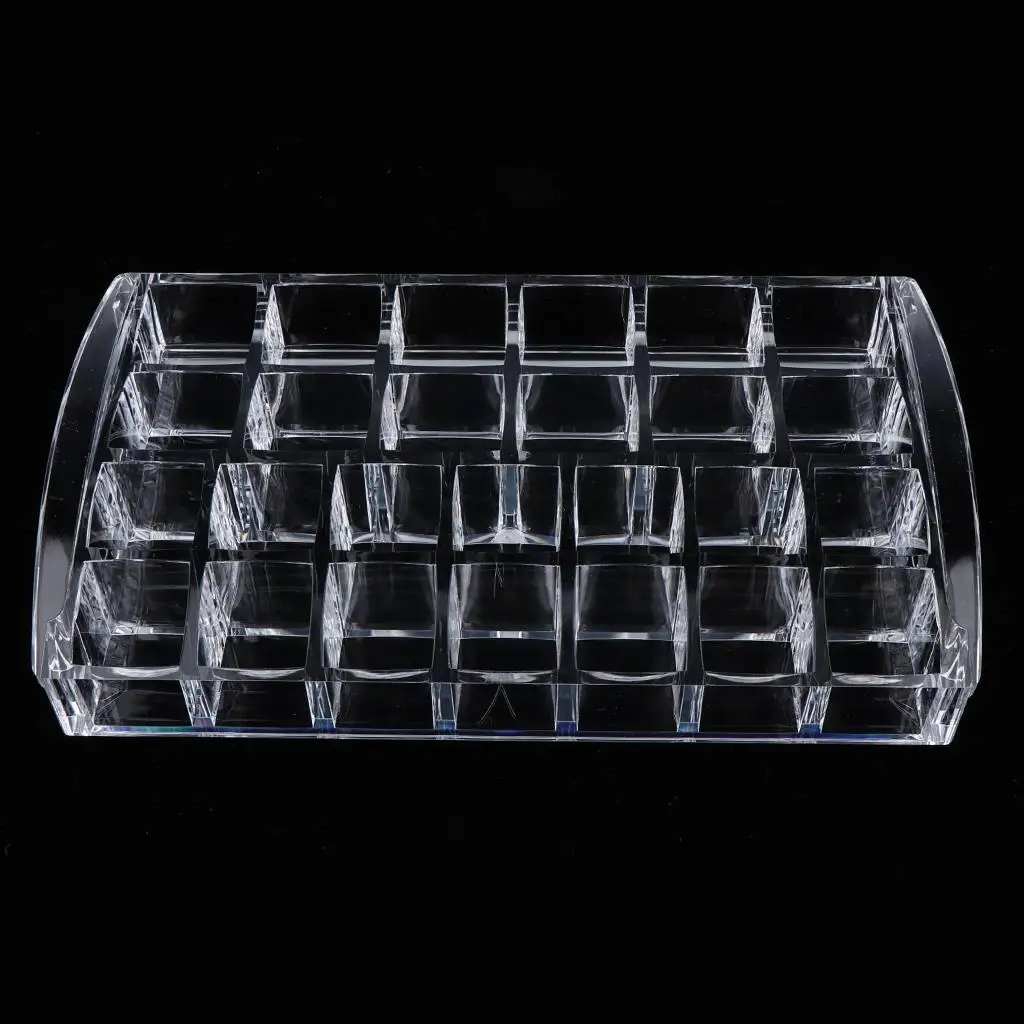 

Lipstick Holder, 26 Clear Acrylic Lip Stick Organizer Display Stand for