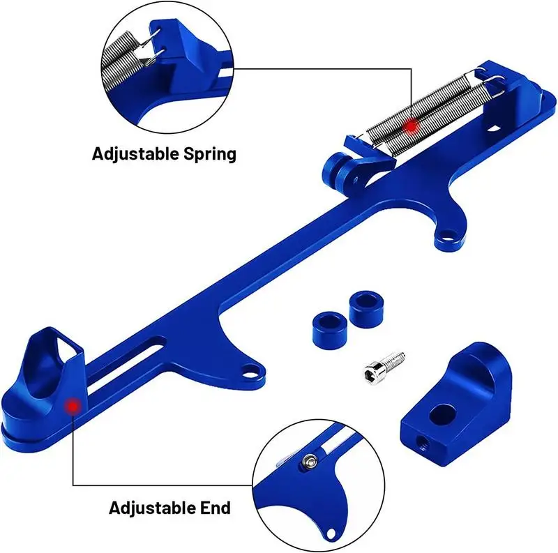 

Держатель для карбюратора, алюминиевая ручка, ручной держатель, 5 шт., подставка для дроссельной заслонки с возвратной пружиной, портативный