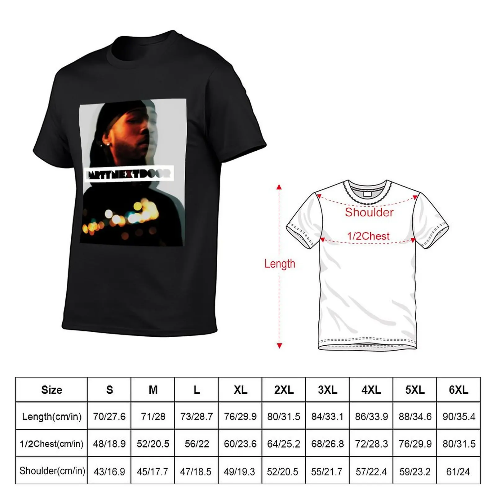 Partynextdoor футболка с изображением обложки альбома тройники коротким рукавом