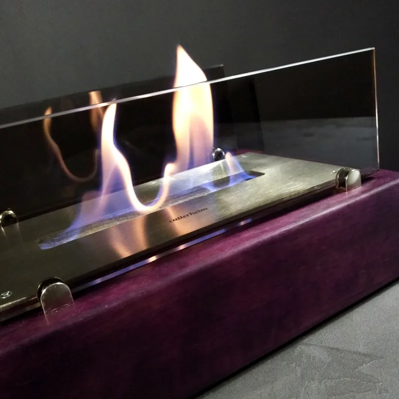 Биокамин из ценных пород дерева Purple Heart (амарант пурпурное сердце) | Обустройство