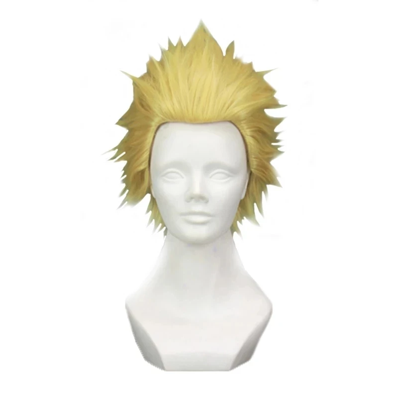 

Archer Gilgamesh Wig Cosplay Costume Fate/stay Night Golden Fluffy Short Heat-resistant Hair Fate/zero Anime Role Play Wigs