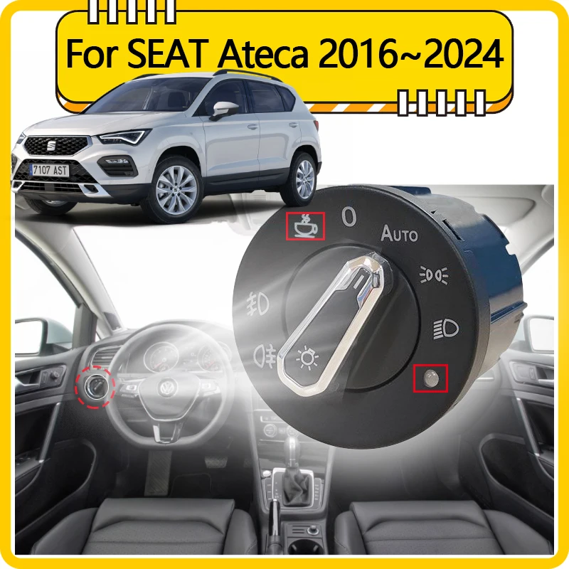 Автоматический переключатель фар для SEAT Ateca Cupra KH7 2016 ~ 2024 автомобильные