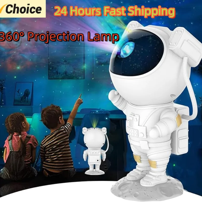 Звездный Проектор Астронавта Детский Ночник Галактики