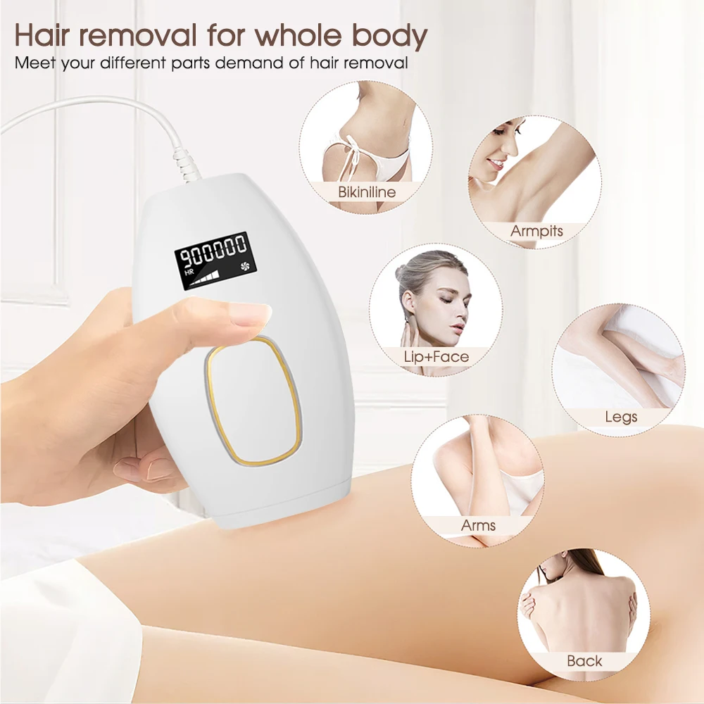 BOI Professional 900 000 вспышек бикини IPL импульсов лазерное устройство для удаления волос постоянный электроэпилятор для женского лица.