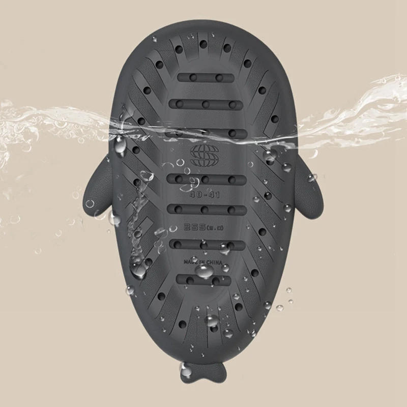 Shevalues New Shark Slippers For Women Summer Men Fashion Slippers Home Couple Thick Soled Non-slip Sandals Outdoor Beach Slides