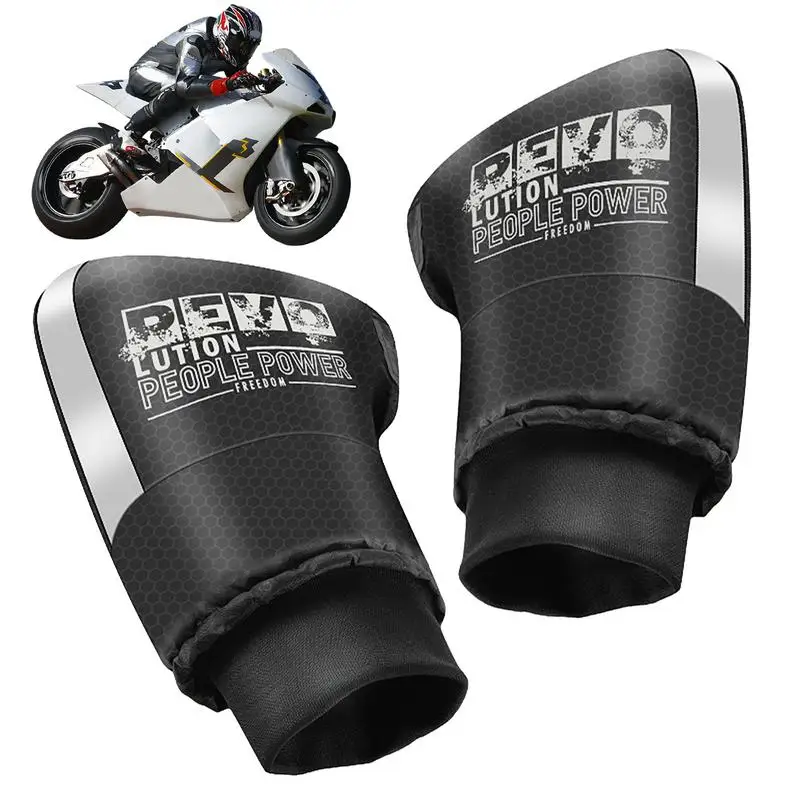

Motorcycle Handlebar Muffs Motorcycle Handlebar Mittens Hand Covers Warmer Waterproof Motorbike Windproof Gloves Handle Bar Muff