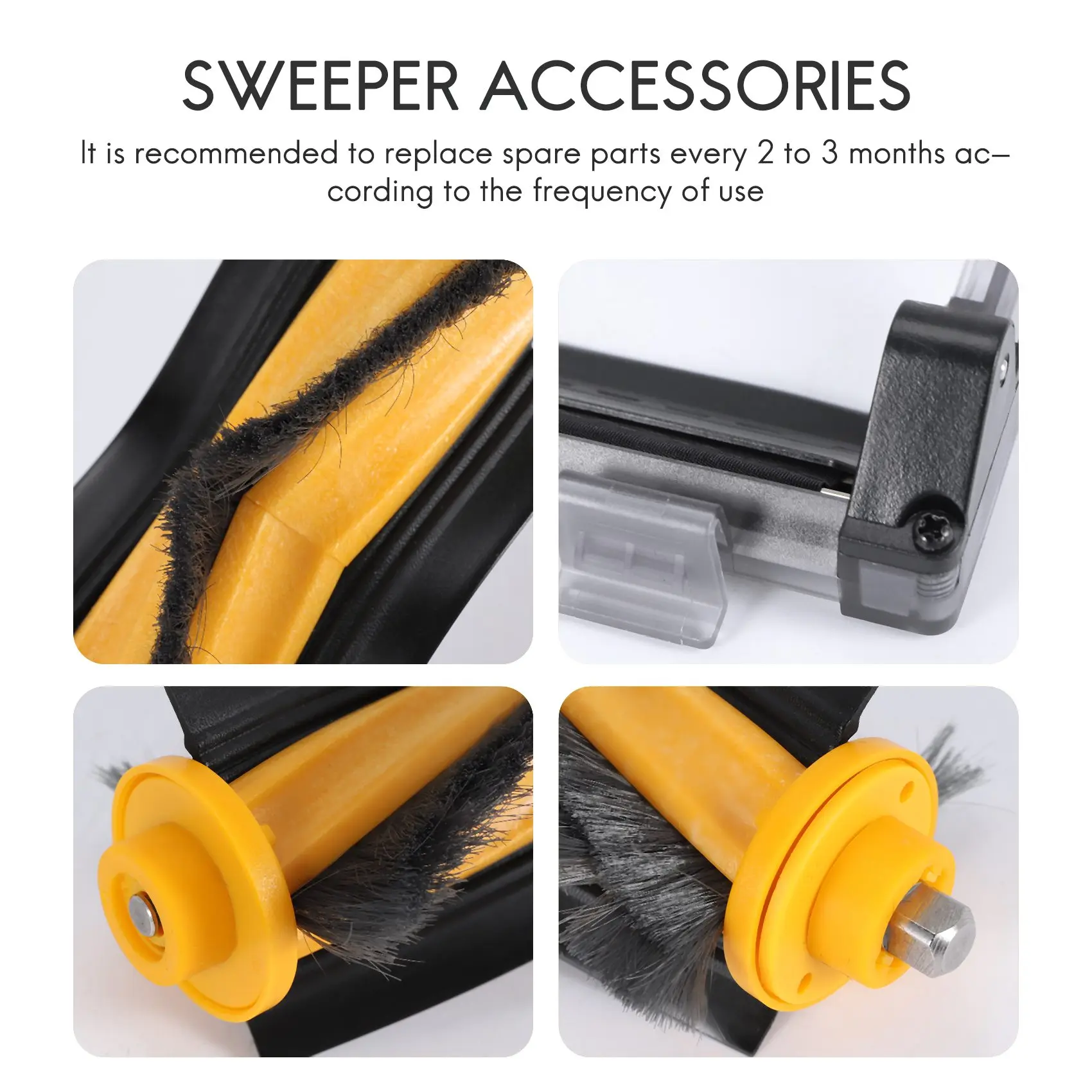 Запасные части комплект основной крышки щетки для Ecovacs Deebot Ozmo 900 DN5G детали