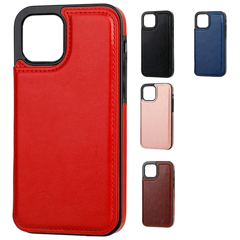 

For Iphone 12 Compatible With Iphone 12 Pro 6.1Inch Wallet Case With Card Holder, PU Leather Card Slots Case