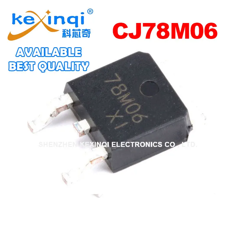 

Оригинальный регулятор напряжения CJ78M06 SMD CJ78M06/TO-252, 5 шт.