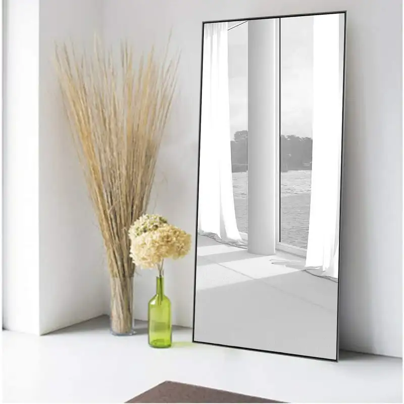 Полноразмерное зеркальное украшение, настенное зеркало, напольное зеркало, туалетное зеркало, косметическое зеркало для ванной/спальни/гостиной/столовой