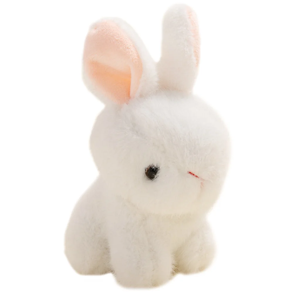

Plush Keychains Backpacks Bunny Toys Para Niños Fluffy Rabbit Rings Girl Stuffed Animals Girls Kawaii Hanging Ornament