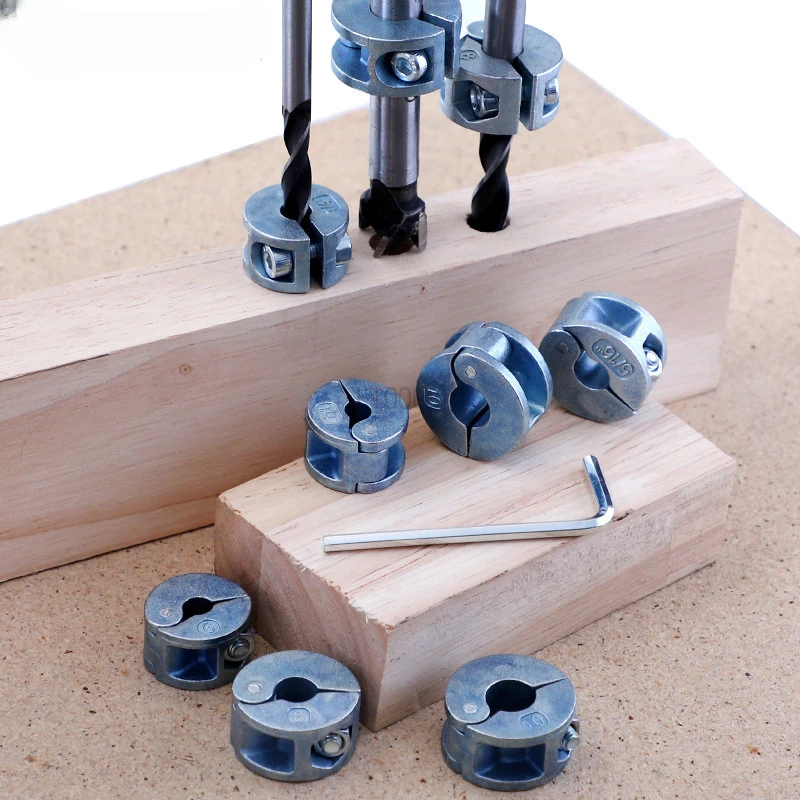 

Metric British System Drill Bit Limit Ring Carpentry Drill Hole Depth Limiter Fried Dough Twists Bit Fixed Thrust Locking Ring