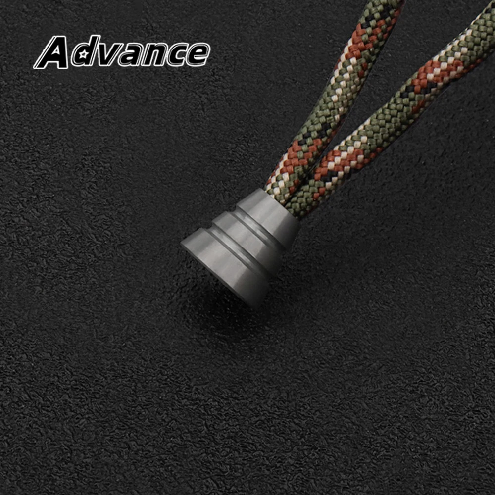 Мини-подвеска из титанового сплава в виде хвоста маленький Паракорд веревка