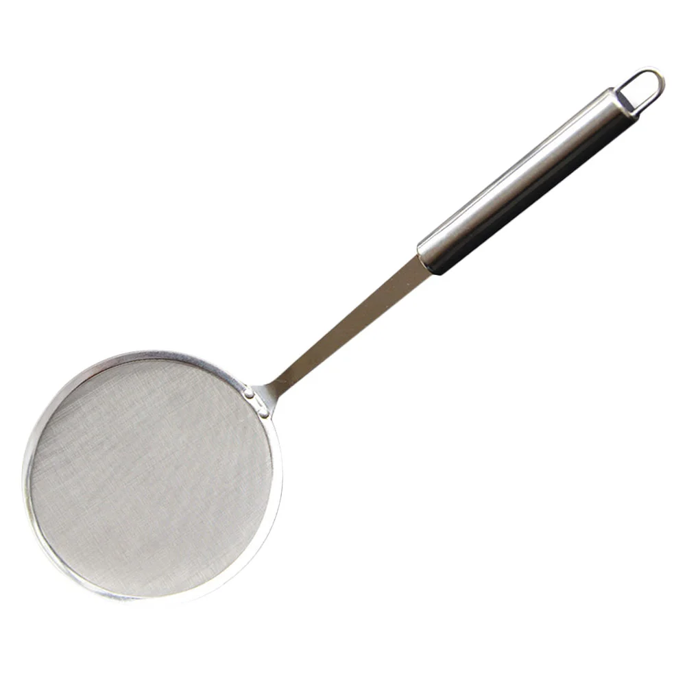 

Skimmer Strainer Mesh Spoon Colander Fine Ladle Slotted Stainless Steel Spider Cooking Sieve Wire Drain Frying Soup Fat Kitchen