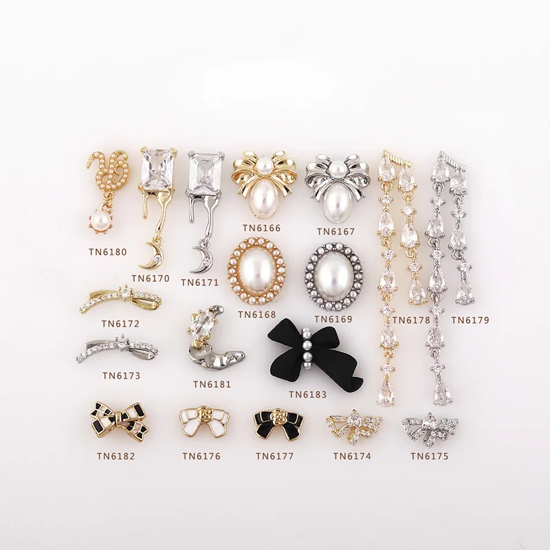 

5 шт., металлические украшения для ногтей