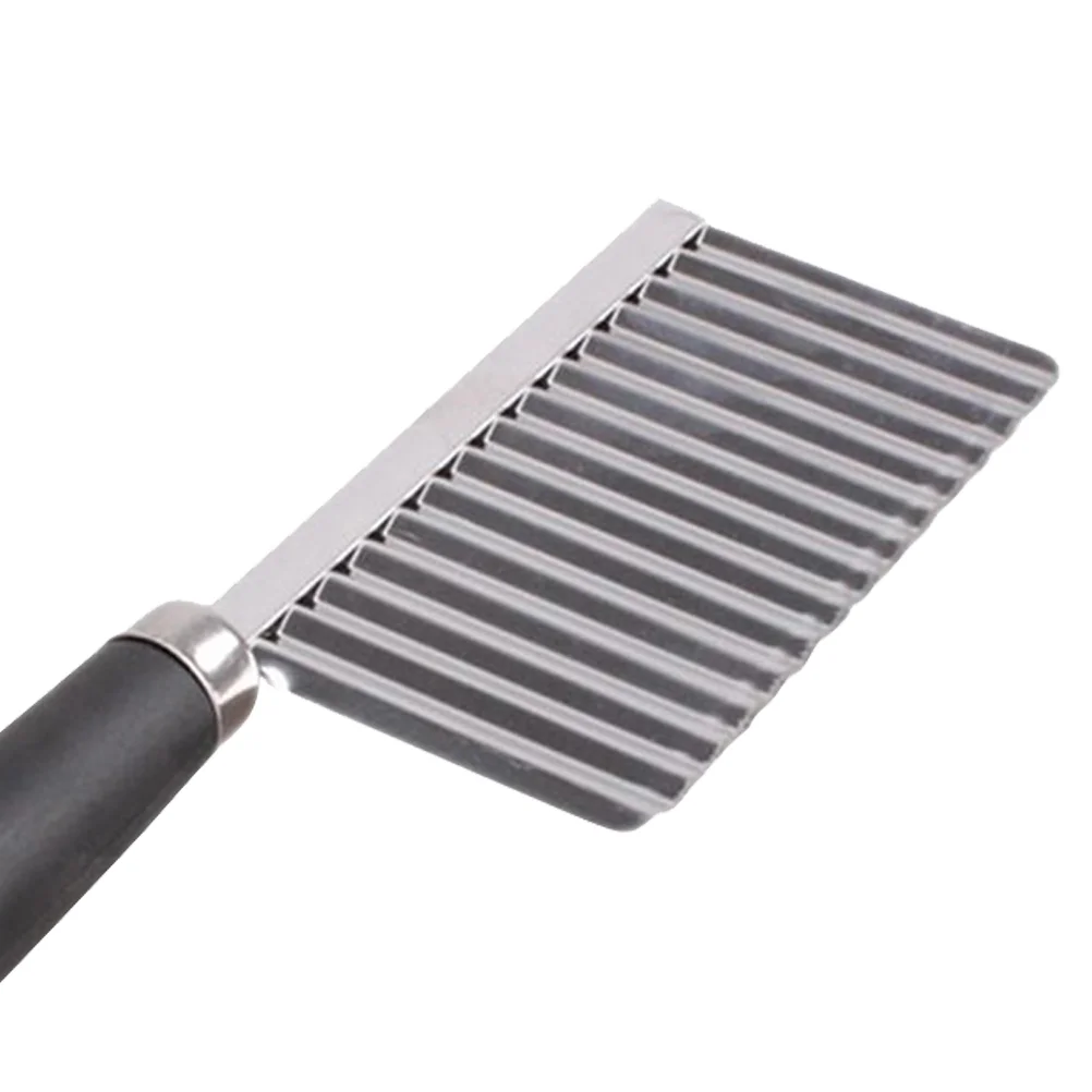 

Crinkle Wavy Potato Vegetable Tool French Slicer Fry Chip Wide Cutting Manual Dicer Fries Helper Slicing Cucumber Steel Tools