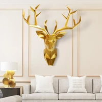 3d animal decoration to hang on wall of large size wall decoration for living room home office room deer head statue