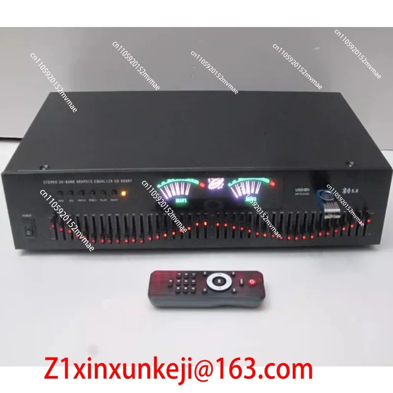 Фото 40-полосный эквалайзер Hi-Fi для домашнего использования с Bluetooth 5.0, стерео, с регулировкой высоких, средних и низких частот №2