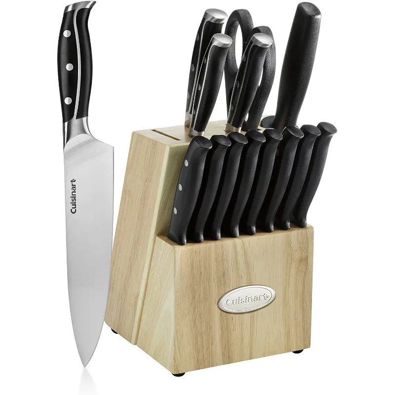 

Cuisinart C77TRN-15P Nitrogen Collection 15-Piece Knife Block Set, Black
