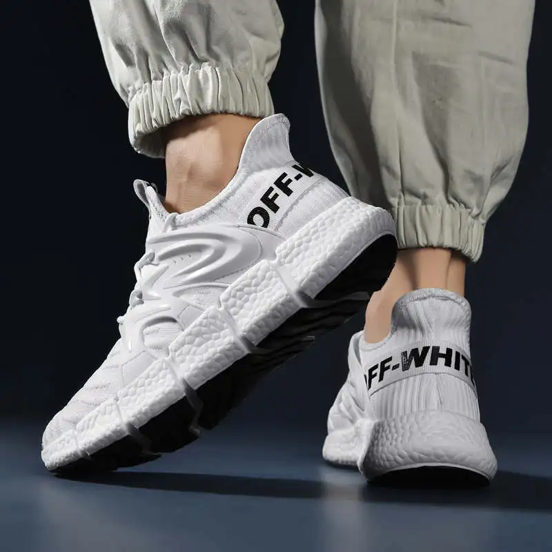 

High Tops Mens Running Shoes Non-Leather Casual Fashionable Sports Shoes Mem Men's Fashion Sneakers Sneakers Man Sport Tennis